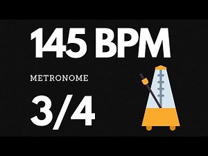 145 BPM Metronome 3/4