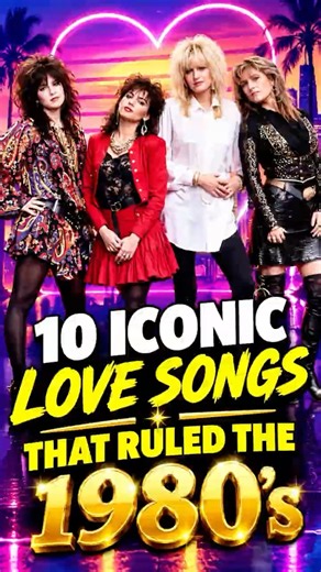 10 ICONIC LOVE SONGS THAT RULED THE 1980’s #oldies #music #lovesong #nostalgia #iconic