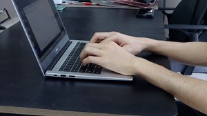 JCZT Aluminum Laptop Stand, Notebook Stand with Wrist Rest, Ergonomic Detachable Laptop Mount, Computer Stand Compatible with 10-17'' All Laptops Such as MacBook Air Pro/HP/Dell/Lenovo, Black