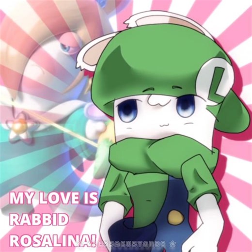 my love is ____! || rabbid luigi x Rabbid rosalina, Rabbid luigi x midnite 🩵 #mariorabbids