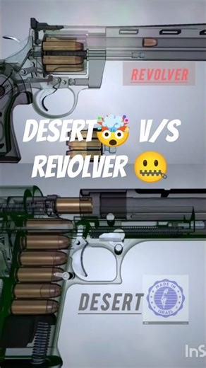 Revolver vs Desert Eagle 🔥 Real Comparison