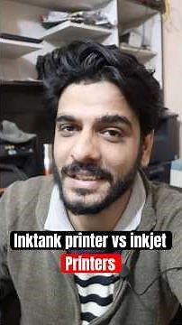 Ink tank printer vs Inkjet printer #printer #tech #comparison #technology #unboxing #viral #yt
