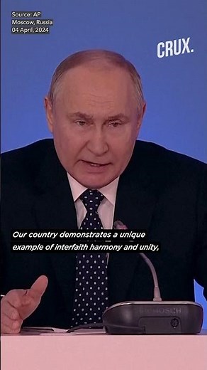Russia "Unlikely To Be A Target For Islamic Fundamentalists," Putin Says