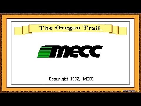 The Oregon Trail Deluxe gameplay (PC Game, 1992)