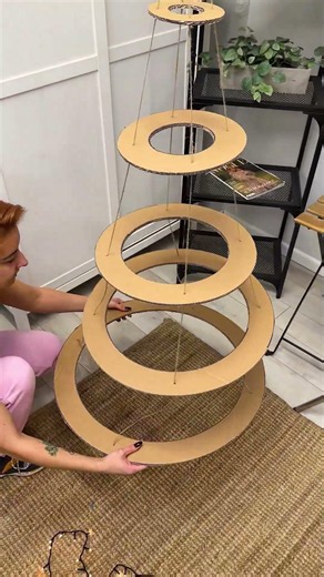 DIY Cardboard Christmas Tree 🎄🤩