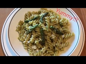 PASTA with cream of Asparagus ( pasta con asparagi )