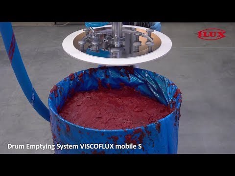 VISCOFLUX mobile S - Drum Emptying System - Pumping tomato puree