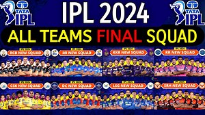 IPL 2024 - All Teams Final Squad | All Teams Official Squad IPL 2024 | IPL 2024 All Teams Full & Final Squad | IPL 2024 Auction | #ipl2024 #allteamssquad Thank You.. | Sports Canvas & Glamour