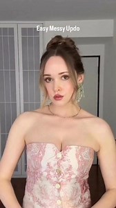 Messy updo tutorial for when you don’t want a bun 💁🏼‍♀️ Top & pants: @aliceandolivia Earrings: @cosstores #updo #updohairstyles | Taylor R