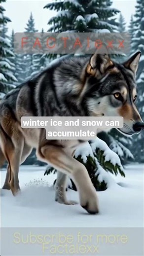 ❄️🐺Snow Wolf Facts That Will Shock You ❄️🐺 #facts #animals #shortreel #viral #reel