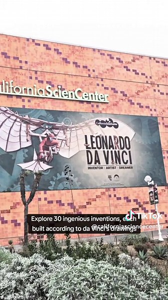 LEONARDO DA VINCI: Inventor. Artist. Dreamer. now open at the California Science Center! Get tickets at our 🔗 in bio. #CaliforniaScienceCenter #davinci #leonardodavinci #losangelesmuseums #sciencemuseums Leonardo Da Vinci exhibit, Da Vinci art exhibit, Da Vinci, #losangelesmuseums #sciencemuseums California Science Center, California Science Center Los Angeles, Los Angeles museums, best science museums in Los Angeles, Los Angeles science museum, Los Angeles museums, Visiting the California Scie