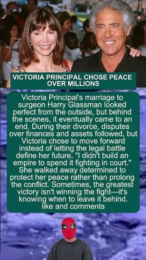 VICTORIA PRINCIPAL CHOSE PEACE OVER MILLIONS