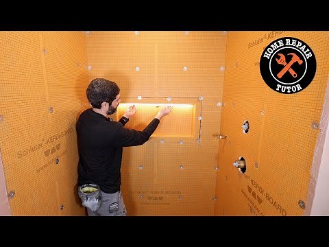 Schluter Lighted Shower Niche Installation for Beginners