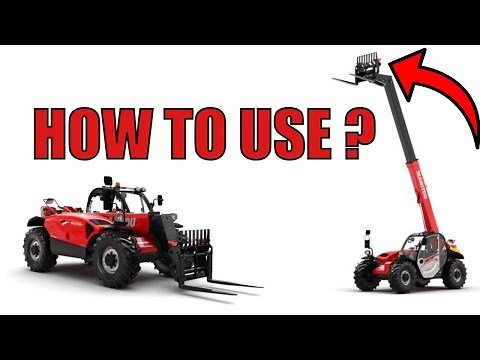 How To Drive Telehandler Manitou