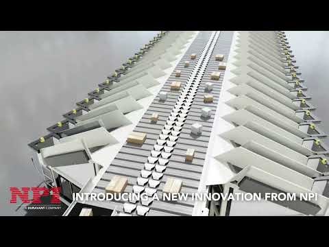 Introducing NPI's Automated High Density Sack Chute for Parcel Sortation Systems