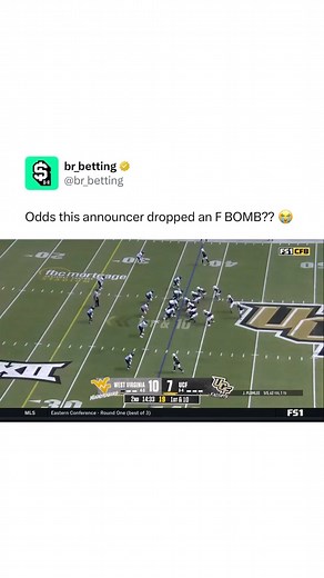 Sports Videos on Instagram: "Interception was so crazy the announcer dropped an F bomb (via br_betting/X)"