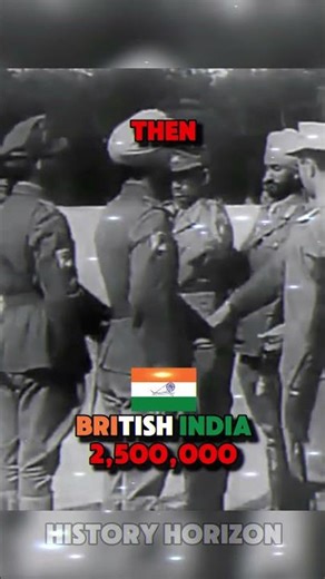India's Army Then and Now Comparison #military #history #india
