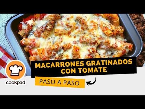 Cómo hacer Macarrones Gratinados con Tomate [Receta fácil]