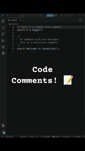 How to Comment Your JavaScript Code! 💬