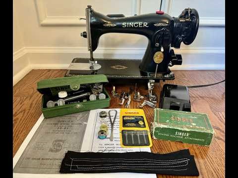 1950 Singer Model 15-91 sewing machine for eBay 