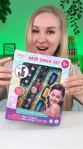 Instant Hair Colors?👩‍🦰🌈 Hair Chalk Set Test😳 #hairstyle #hack #lifehacks #tutorial #trending