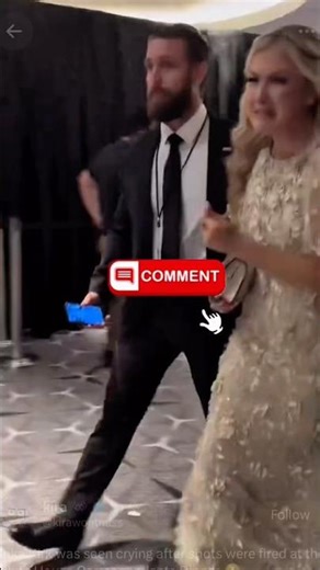 Erika Kirk Seen Crying After Shots Fired at White House Correspondents’ Dinner