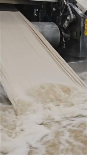 So Satisfying! 🌊 Inside a Massive Paper Mill Factory #textileindustry