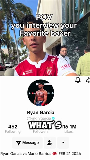 POV interview your favorite boxer @Ryan Garcia #boxing | Ryan Garcia