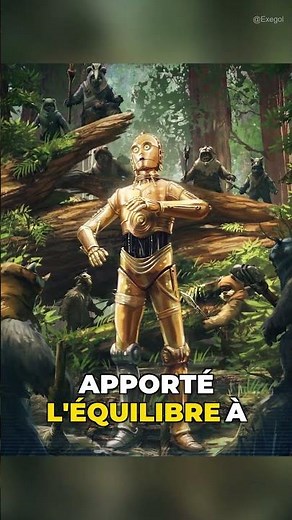 Les Ewoks croient descendre d'un arbre, mais leur créateur est une machine #LesEwoks #C3PO #StarWars