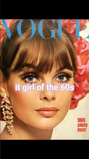 it girl of the 60s (Jean Shrimpton)