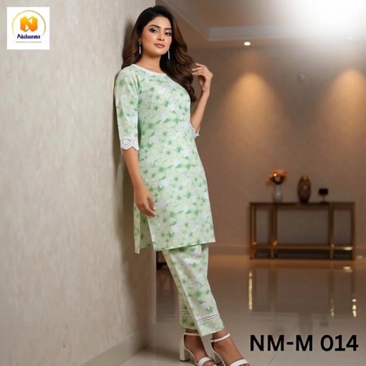 1375 Tk. Ladies Two Piece (SET) Collection. Stylish, Soft & Comfortable..... ।|। Tops Measurements: CHEST: S (39.4) | M (41) | L (42.6) | XL (44) LENGTH: S (30.34) | M (30.7) | L (31.1) | XL (31.5) S. LENGTH: S (21.1) | M (21.3) | L (21.5) | XL (21.7) Bottom Measurements: FULL LENGTH: S (37.6) | M (38.4) | L (39.2) | XL (40) HIP: S (43.4) | M (44.8) | L (46.4) | XL (48) WAIST RELAX: S (26) | M (27.6) | L (29.2) | XL (30) | Nabanna