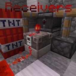 A New Redstone Component - Redstone Receivers Datapack Minecraft Data Pack