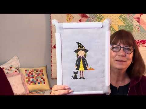 Ending Sampler September & Starting Halloween - Flosstube #74