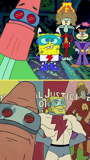 SpongeBob SquarePants on Instagram: "1970s The International Justice League of Super Acquaintances?"