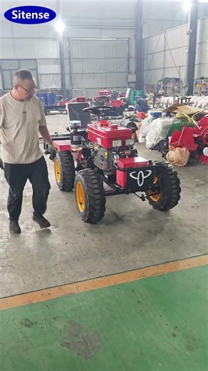35HP 2WD Small Tractor with Rotavator #rotarytiller #tractor #minitractor #cultivator #tiller #farm