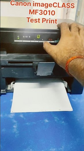 Canon imageCLASS mf3010 test print kaise nikale | #canonprinter #canon #testprint