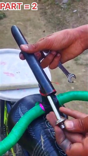 😱 Free Jugaad Se Cycle Handle Upgrade! Part 2 🚲💥 #shorts