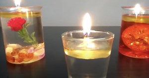 How To Make Candles Using Water! Amazing!