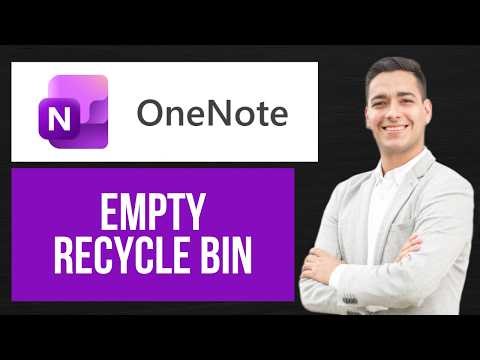 How to Empty Recycle Bin in OneNote | Delete Pages Permanently