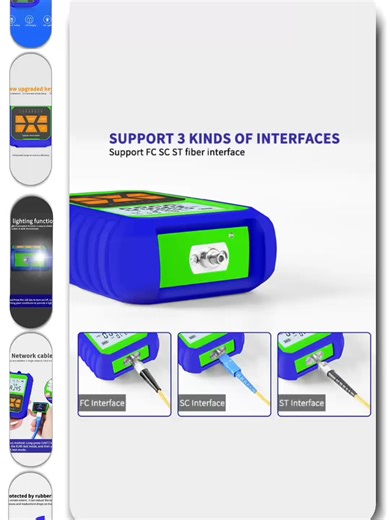 The G5 Optical Mini Power Meter is designed for fast, reliable fiber testing during installation, maintenance, and troubleshooting. Key Features: • Mini handheld design—easy to carry and operate • High-accuracy measurement for SM/MM fibers • Wide wavelength support for daily testing needs • Clear display for quick on-site readings • Ideal for FTTH, data centers, and OSP applications A practical testing tool for installers, contractors, and telecom engineers who need dependable results in the fie