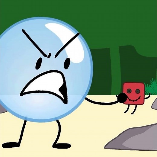 Bubble Beating Up Blocky Like Patrick Star - A @cademalane clip #shorts #bfb #bubble #memes