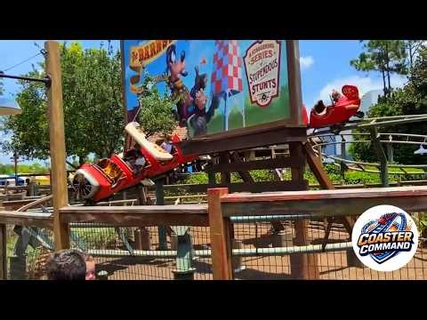 "Epic POV Ride: Facing Fear on the Barnstormer! 🌟 | Top Disney Roller Coaster Attractions"