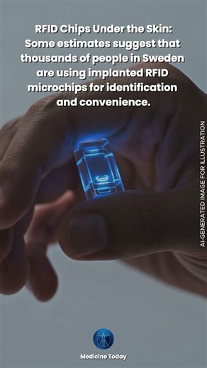 RFID implants under the skin gain popularity in Sweden.mp4