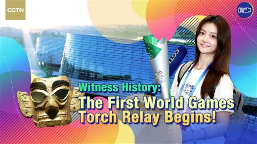 Live: Witness history – the first World Games torch relay begins!