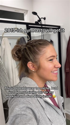 This is probably way too niche and getting deleted in a few hours but I cracked up this morning. I felt ready for gymnastics practice 🤣 #exgymnast