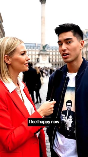 I feel happy now → Ich fühle mich jetzt glücklich