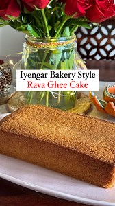 MuchFoodGoa | Iyengar Bakery Style Rava Ghee Cake❤️ Eggless rava cake/semolina cake. This recipe is the closest you can get to an lyengar Bakery Rava... | Instagram