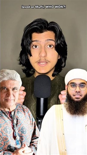 Javed or Mufti, WHO WON?! #shorts #javedakhtar #vs #muftishamailnadwi #debate #atheist #debate