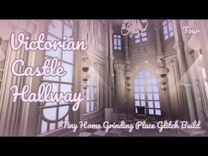 Victorian Castle Hallway Tour - Tiny Home Glitch Build (Roblox Adopt Me!)