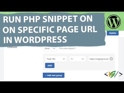 How to Insert PHP Snippet to Specific Page using URL in WordPress | Custom Code | Conditional Logic